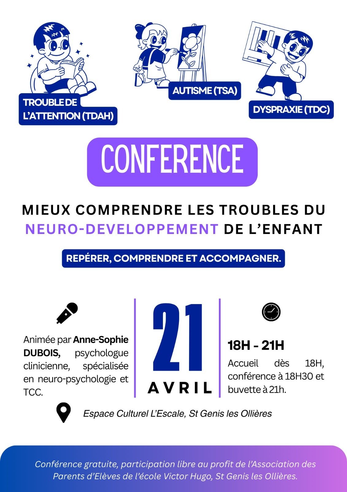 Flyer conférence TND